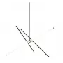 LED LENSER Pendelleuchte LED Tanger 90cm Schwarz