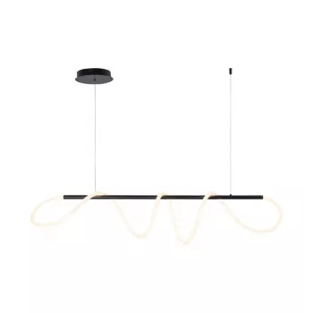 LED LENSER Pendelleuchte Tigris Long 4000K Schwarz
