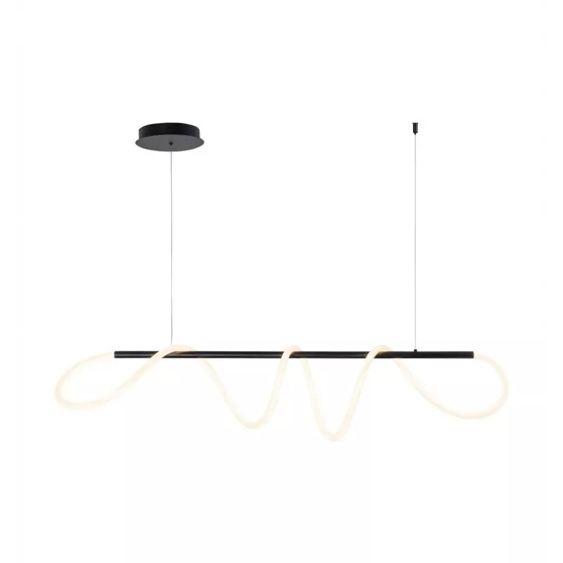 LED LENSER Pendelleuchte Tigris Long 4000K Schwarz