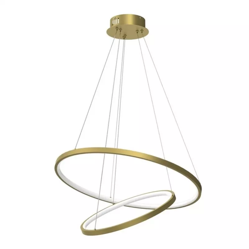 LED LENSER Ronday Pendelleuchte LED 60cm 51W Gold