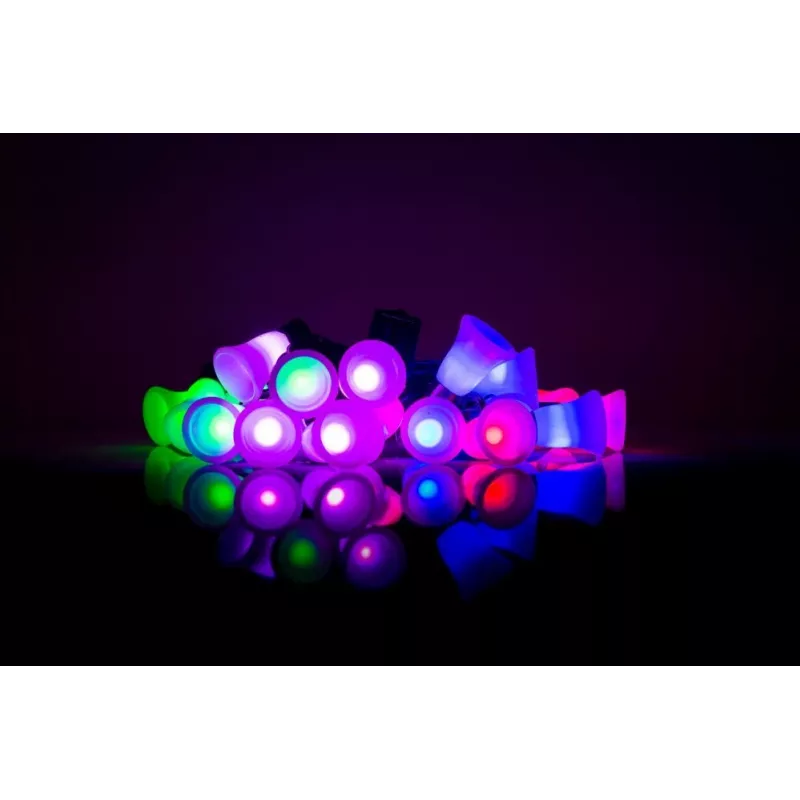 LED-Lichterkette mit Glöckchen, 20 warmweiße LEDs, 2,5 m, batteriebetrieben, Gold
