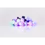 LED-Lichterkette mit Glöckchen, 20 warmweiße LEDs, 2,5 m, batteriebetrieben, Gold