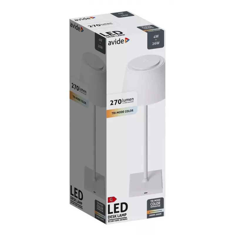 Ledlenser Avide LED-Tischlampe Weiß USB 4W 3-Stufen-Lichtfarbe
