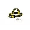 Ledlenser iH9R Wiederaufladbare LED-Stirnlampe, Schwarz/Gelb, 600 lm, IP54