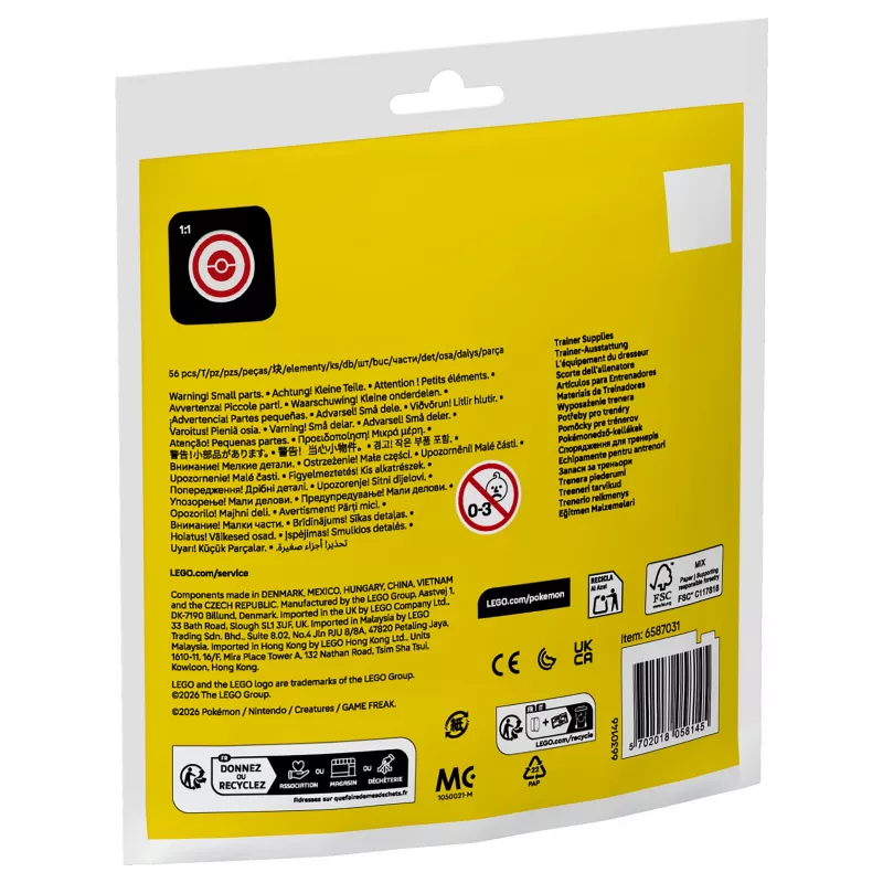 LEGO 30730 Pokémon Trainer Ausrüstung Polybag