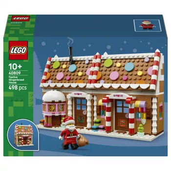 LEGO 40809 Saisonales Weihnachts-Lebkuchenhaus Bauset (136 Teile, ab 7 Jahren)