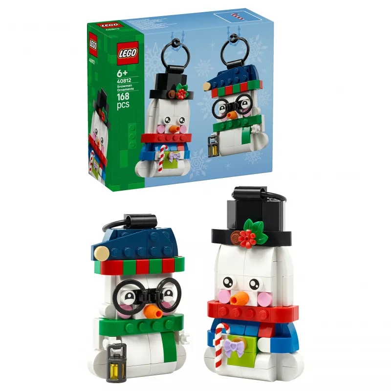 LEGO 40812 Saisonale Schneemänner Weihnachtsdekoration Bauset (153 Teile)