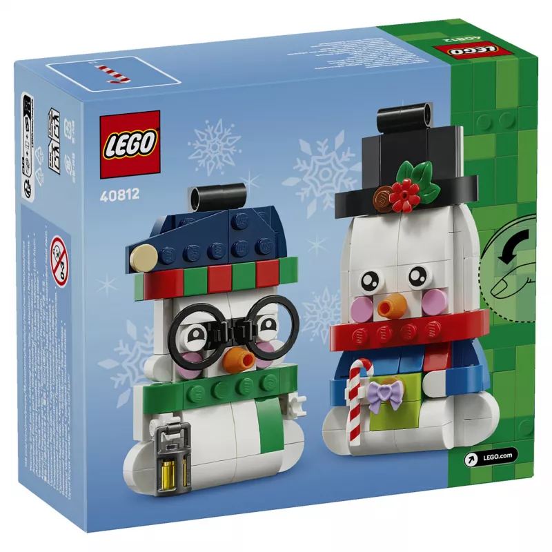 LEGO 40812 Saisonale Schneemänner Weihnachtsdekoration Bauset (153 Teile)