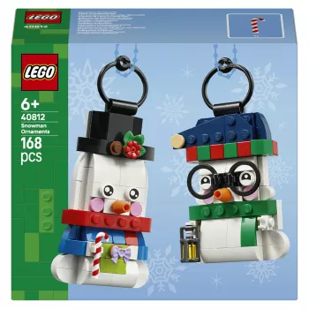 LEGO 40812 Saisonale Schneemänner Weihnachtsdekoration Bauset (153 Teile)