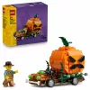 LEGO 40822 Jack-O'-Lantern Pickup Truck Bauset – 200 Teile, Vogelscheuchen-Minifigur, Halloween-Dekorationsmodell