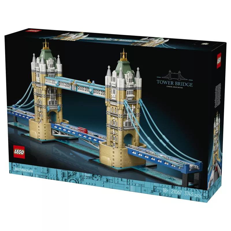 LEGO Architecture 21067 Tower Bridge Baukasten (1176 Teile) - Wahrzeichen von London