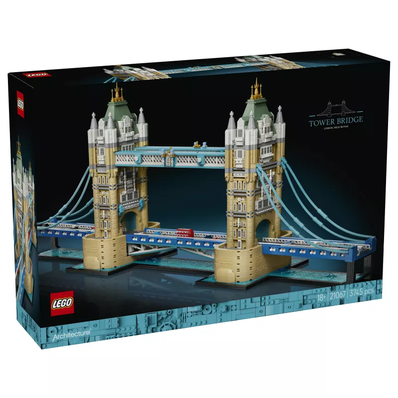 LEGO Architecture 21067 Tower Bridge Baukasten (1176 Teile) - Wahrzeichen von London