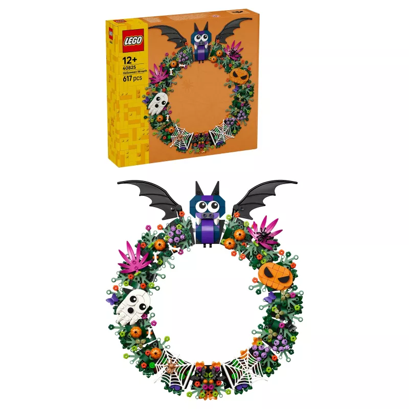 LEGO Bricks Iconic 40825 Halloween Wreath Building Set (173 Teile, ab 8 Jahren)