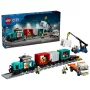 LEGO City 60509 Hafen-Frachtzug mit Kran und LKW
