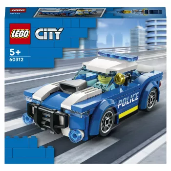 LEGO City Polizeiauto 60312 Baukasten mit Minifigur und Verkehrshütchen (94 Teile, ab 5 Jahren)