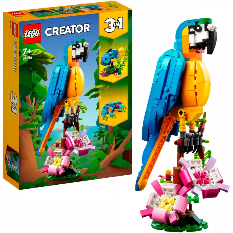 LEGO Creator Wild Animals Bundle 3-in-1 Bausteine-Set (1171 Teile)