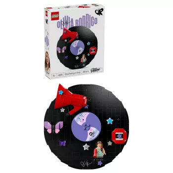 LEGO DOTS 43028 Olivia Rodrigo's Vinyl Record - Kreativ-Bastelset