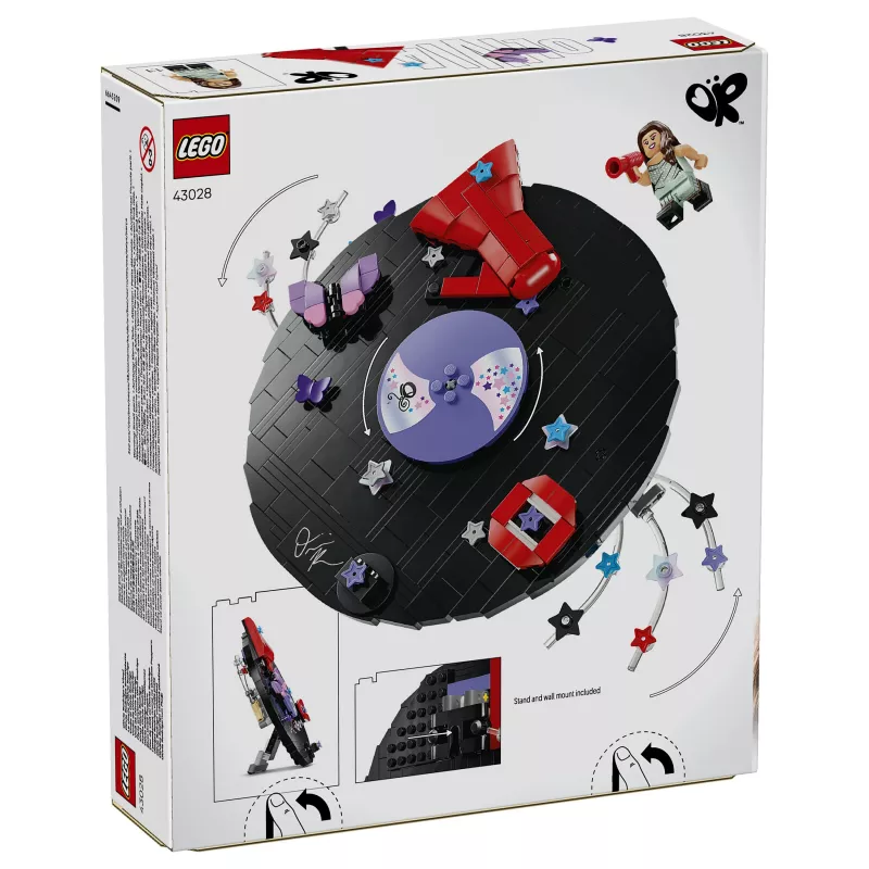 LEGO DOTS 43028 Olivia Rodrigo's Vinyl Record - Kreativ-Bastelset