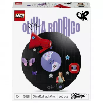 LEGO DOTS 43028 Olivia Rodrigo's Vinyl Record - Kreativ-Bastelset