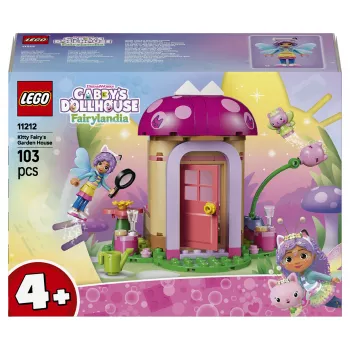 LEGO Gabby's Puppenhaus Kitty Feen Gartenhaus 11212 Bauset für Kinder ab 4 Jahren (130 Teile)