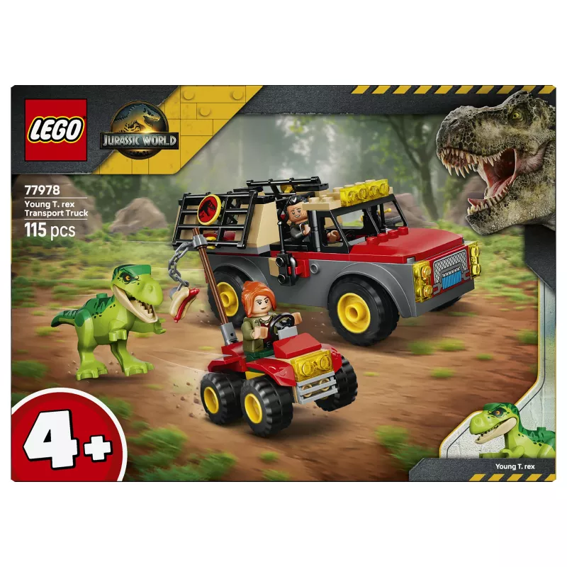 LEGO Jurassic World 77978 Junger T. rex Transport-LKW Bauset