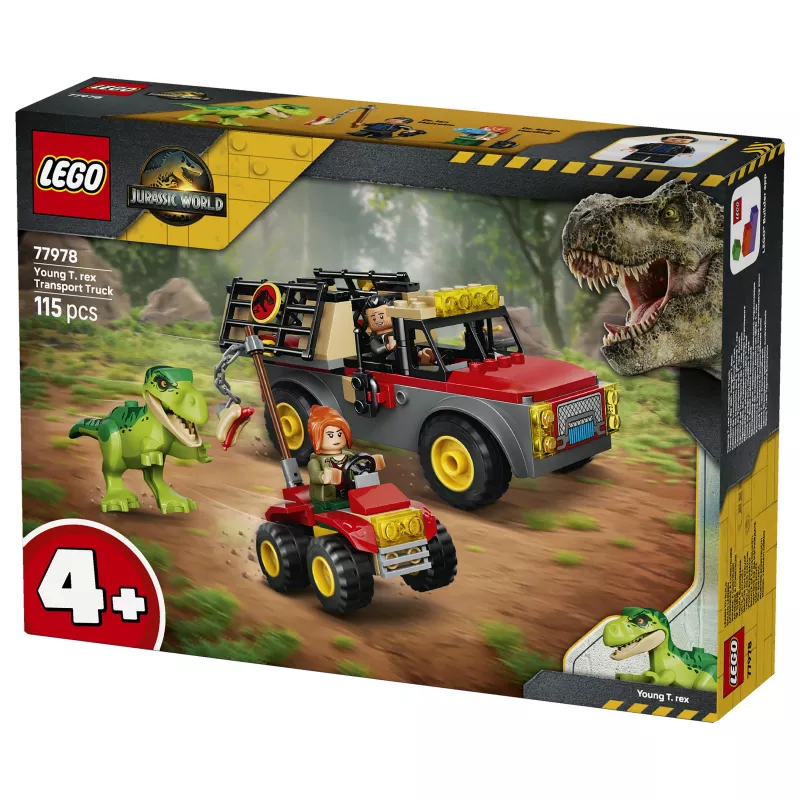 LEGO Jurassic World 77978 Junger T. rex Transport-LKW Bauset