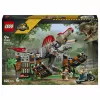 LEGO Jurassic World 77982 Spinosaurus Dinosaur Escape Baukasten mit Owen Grady & Claire Dearing Minifiguren (248 Teile)