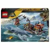 LEGO Jurassic World 77983 Mosasaurus Dinosaur Boat Attack (280 Teile, 3 Minifiguren, ab 7 Jahren)