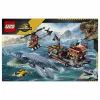 LEGO Jurassic World 77983 Mosasaurus Dinosaur Boat Attack (280 Teile, 3 Minifiguren, ab 7 Jahren)