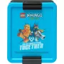 LEGO Lunch Box Ninjago Blau/Schwarz PP mit Emoticon-Grafiken 1,2L