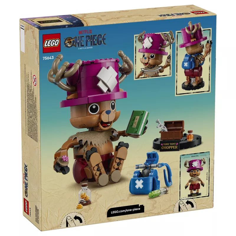 LEGO One Piece 75643 Tony Tony Chopper Bauset (250 Teile)