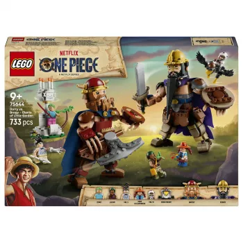 LEGO One Piece 75644 Dorry vs. Brogy – Giants of Little Garden Baukasten (1500 Teile, 3 Minifiguren, ab 10 Jahren)