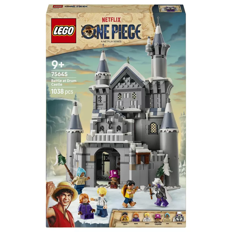 LEGO One Piece 75645 Battle at Drum Castle Bauset (1250 Teile, 7 Minifiguren)