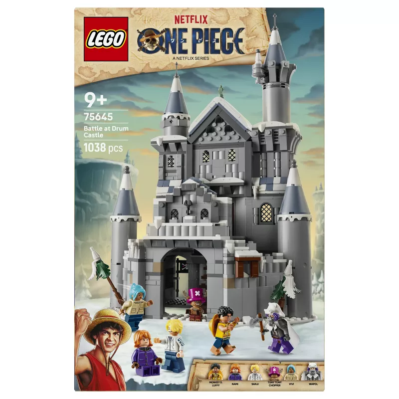 LEGO One Piece 75645 Battle at Drum Castle Bauset (1250 Teile, 7 Minifiguren)