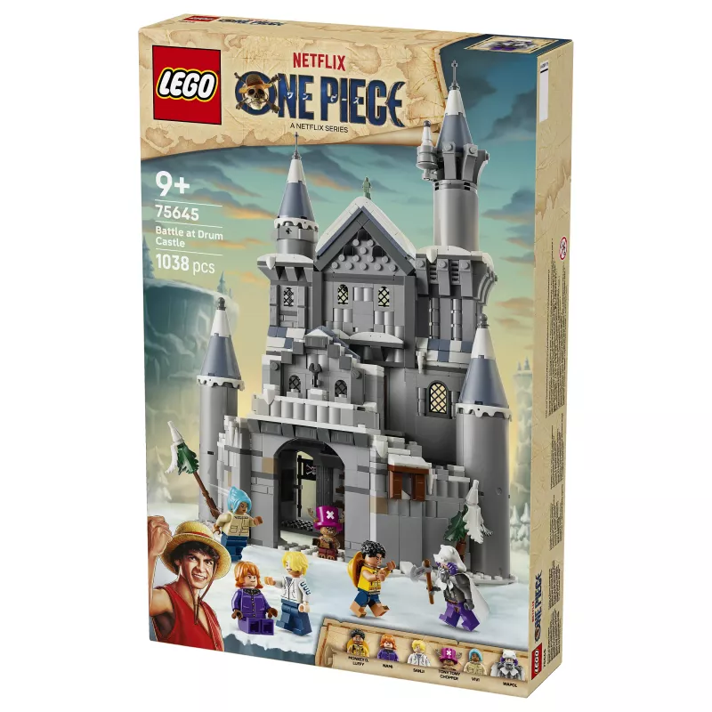 LEGO One Piece 75645 Battle at Drum Castle Bauset (1250 Teile, 7 Minifiguren)
