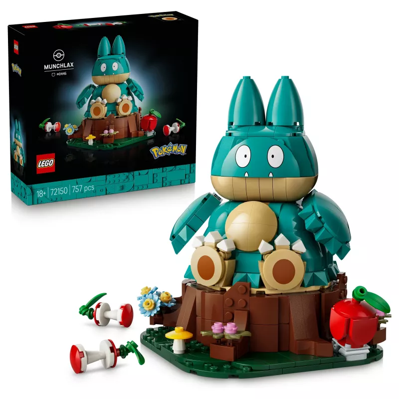LEGO Pokémon 72150 Munchlax Buildable Figure (823 Teile, ab 10 Jahren)