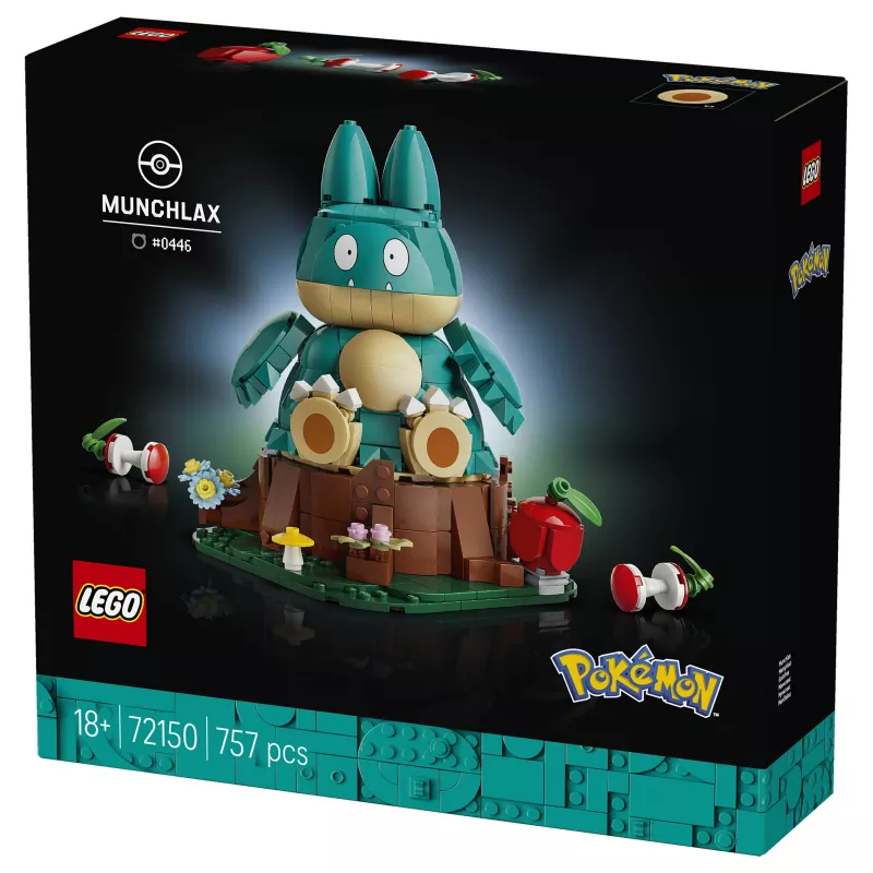LEGO Pokémon 72150 Munchlax Buildable Figure (823 Teile, ab 10 Jahren)