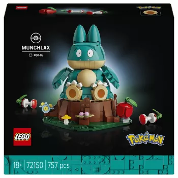 LEGO Pokémon 72150 Munchlax Buildable Figure (823 Teile, ab 10 Jahren)