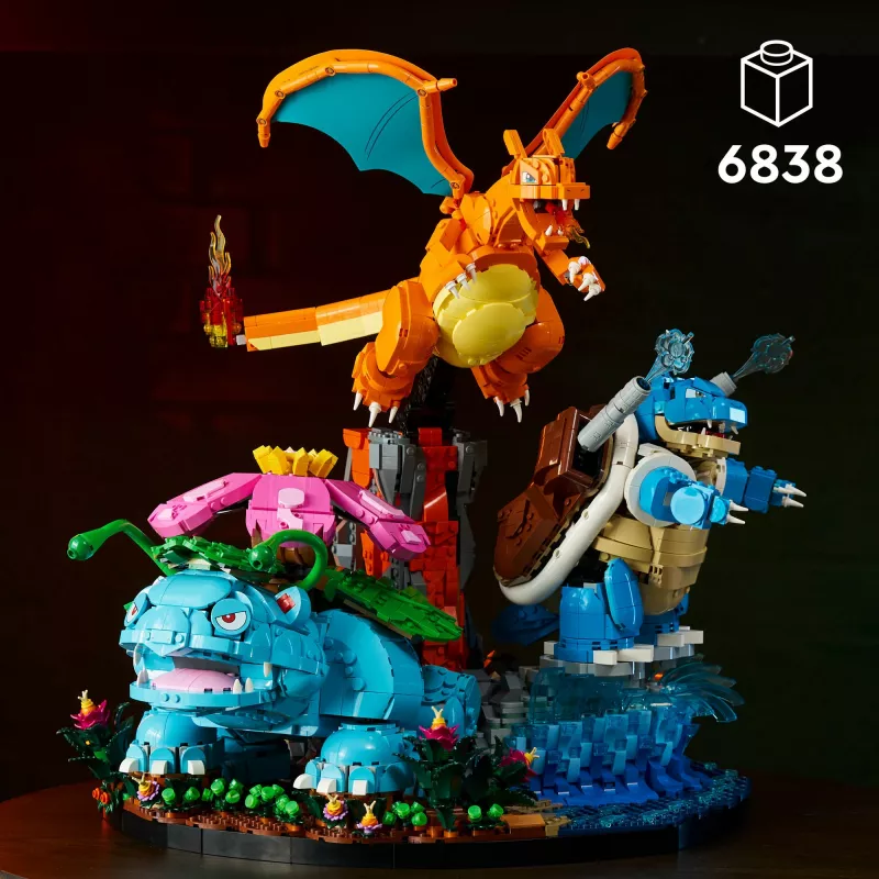 LEGO Pokemon 72153 Venusaur, Charizard und Blastoise