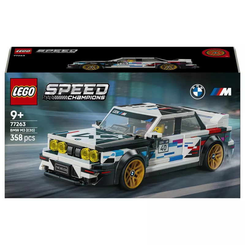 LEGO Speed Champions 77263 BMW M3 (E30) Rennwagen Bauset