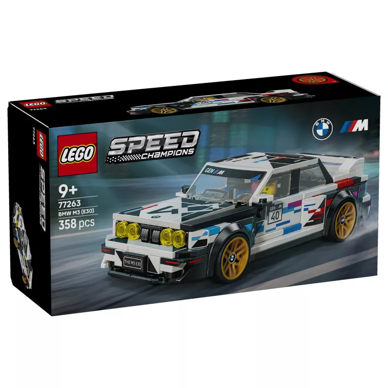 LEGO Speed Champions 77263 BMW M3 (E30) Rennwagen Bauset