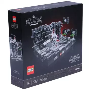 LEGO Star Wars Death Star Trench Run Diorama (75329) – 665-teiliges Bauset für Erwachsene