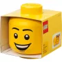 LEGO Storage Head Happy Boy Small Yellow 2 Liter