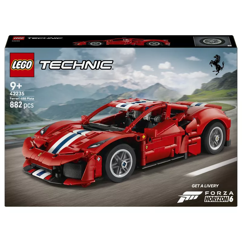 LEGO Technic 42235 Ferrari 488 Pista Rennwagen Modellset