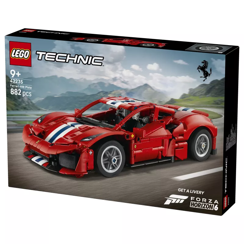 LEGO Technic 42235 Ferrari 488 Pista Rennwagen Modellset