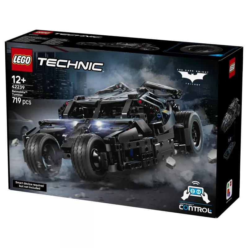 LEGO Technic 42239 Batmobile Tumbler - 1360-teiliges anspruchsvolles Bauset für Kinder und Erwachsene