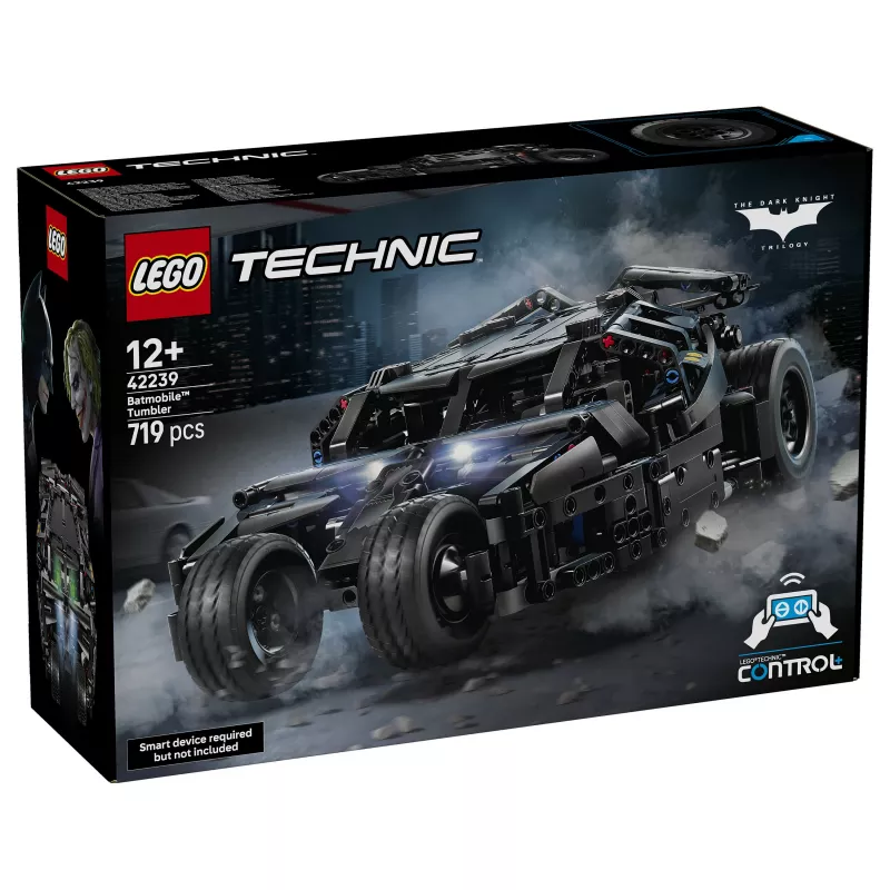 LEGO Technic 42239 Batmobile Tumbler - 1360-teiliges anspruchsvolles Bauset für Kinder und Erwachsene