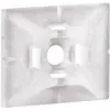 Legrand 032065 Kabelbinder-Sockel, selbstklebend & verschraubbar, natur, 100 Stück