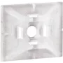 Legrand 032065 Kabelbinder-Sockel, selbstklebend & verschraubbar, natur, 100 Stück