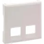 Legrand Niloé Step 2-fach Abdeckung für RJ11/RJ45, Ultraweiß 864143